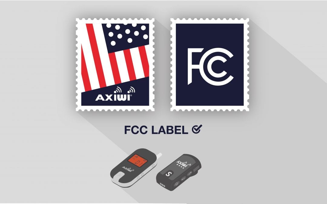 AXIWI officially certified for the United States of America with FCC label