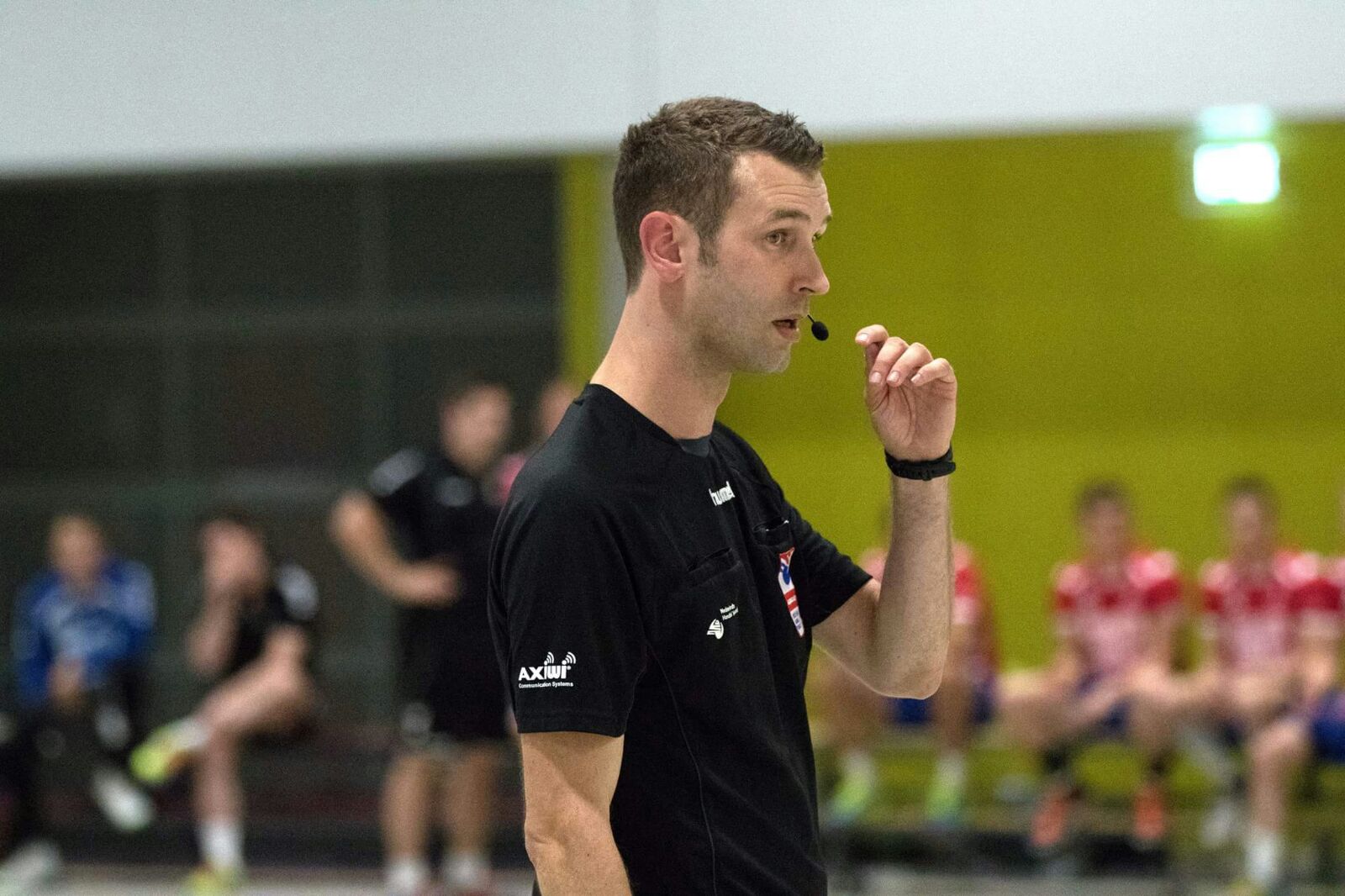 referee headset for handball referees