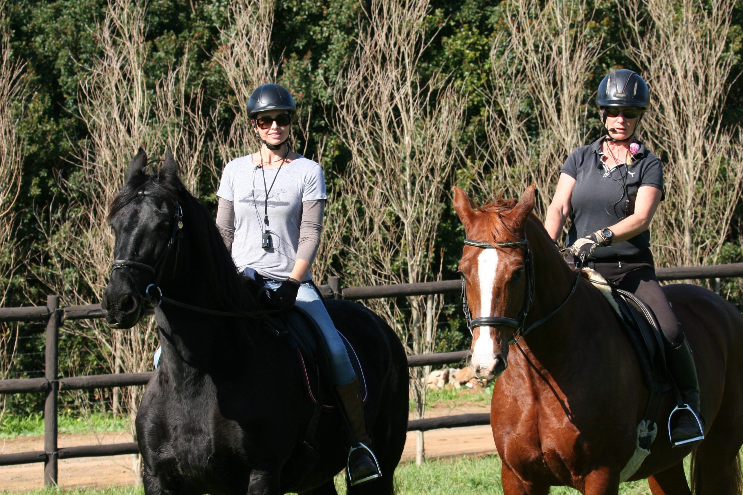 Equestrian coaching headset Karen Swanpoel7