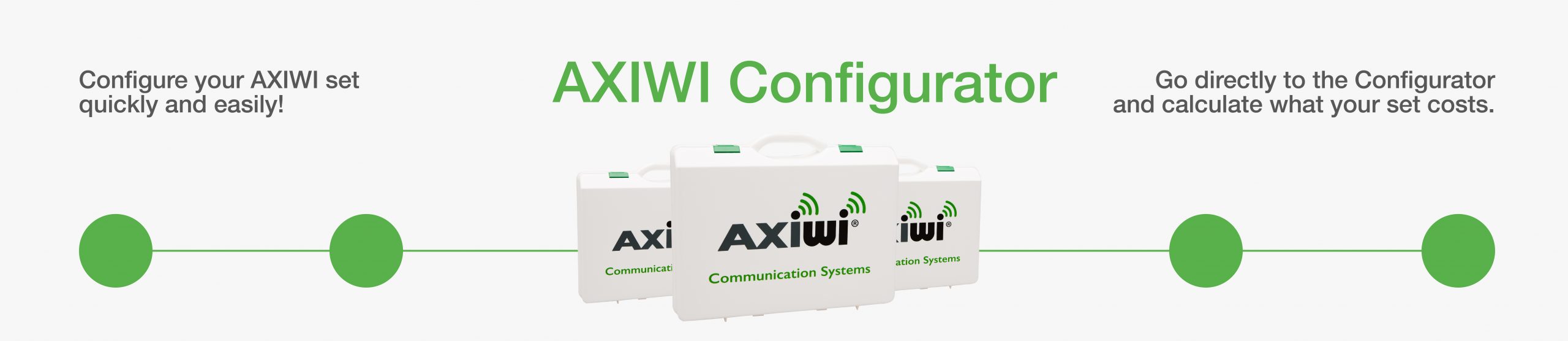 welcome at the axiwi configurator