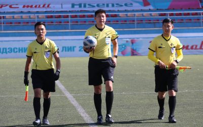 Referees Mongolian Football Federation make more correct decisions with AXIWI referee headsets