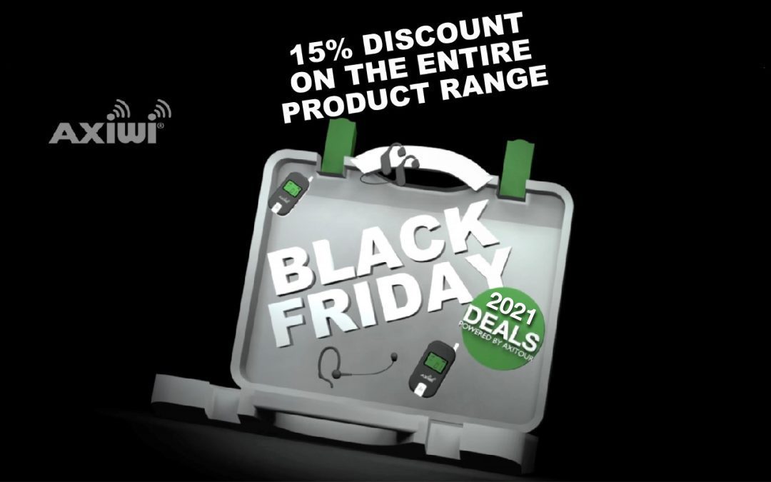 Black Friday 2021– 15% discount on the entire AXIWI product range