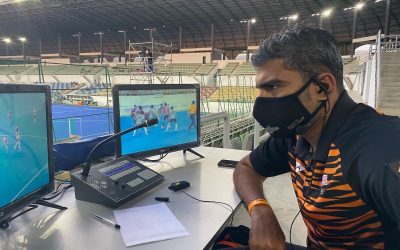 Malyasian Hockey League 2022 working with AXIWI in Video Umpire setup
