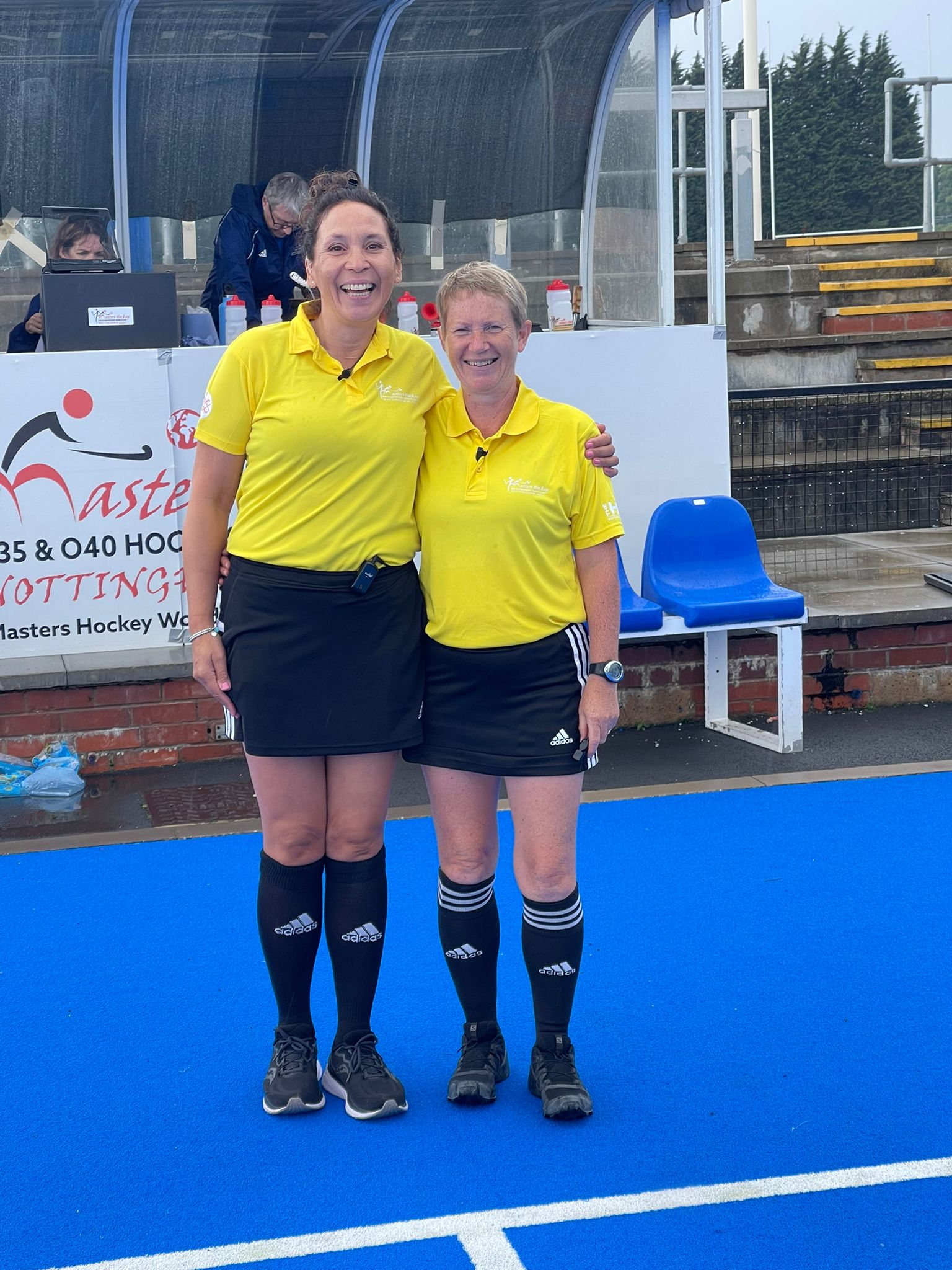 Field hockey umpires worked with AXIWI at European Championship