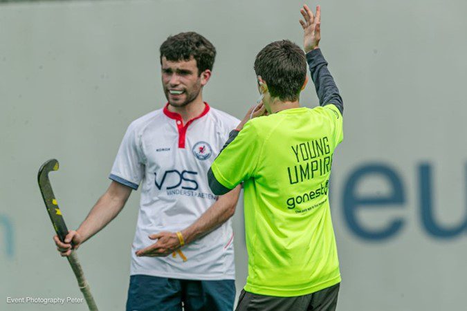 Field hockey umpires worked with AXIWI at European Championship