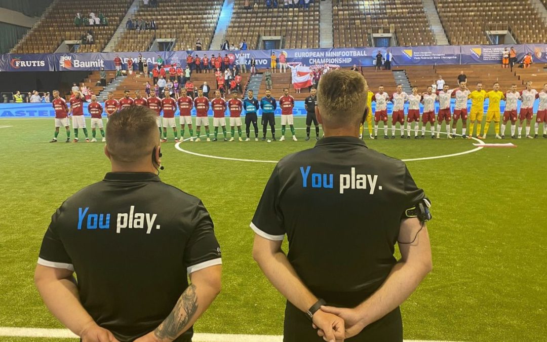 PARTNERSHIP NEWS – Referees EMF using AXIWI during EURO 2024 in Sarajevo